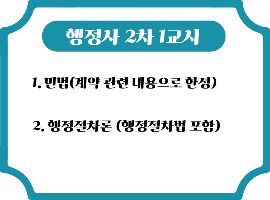2025 행정사 시험 2차