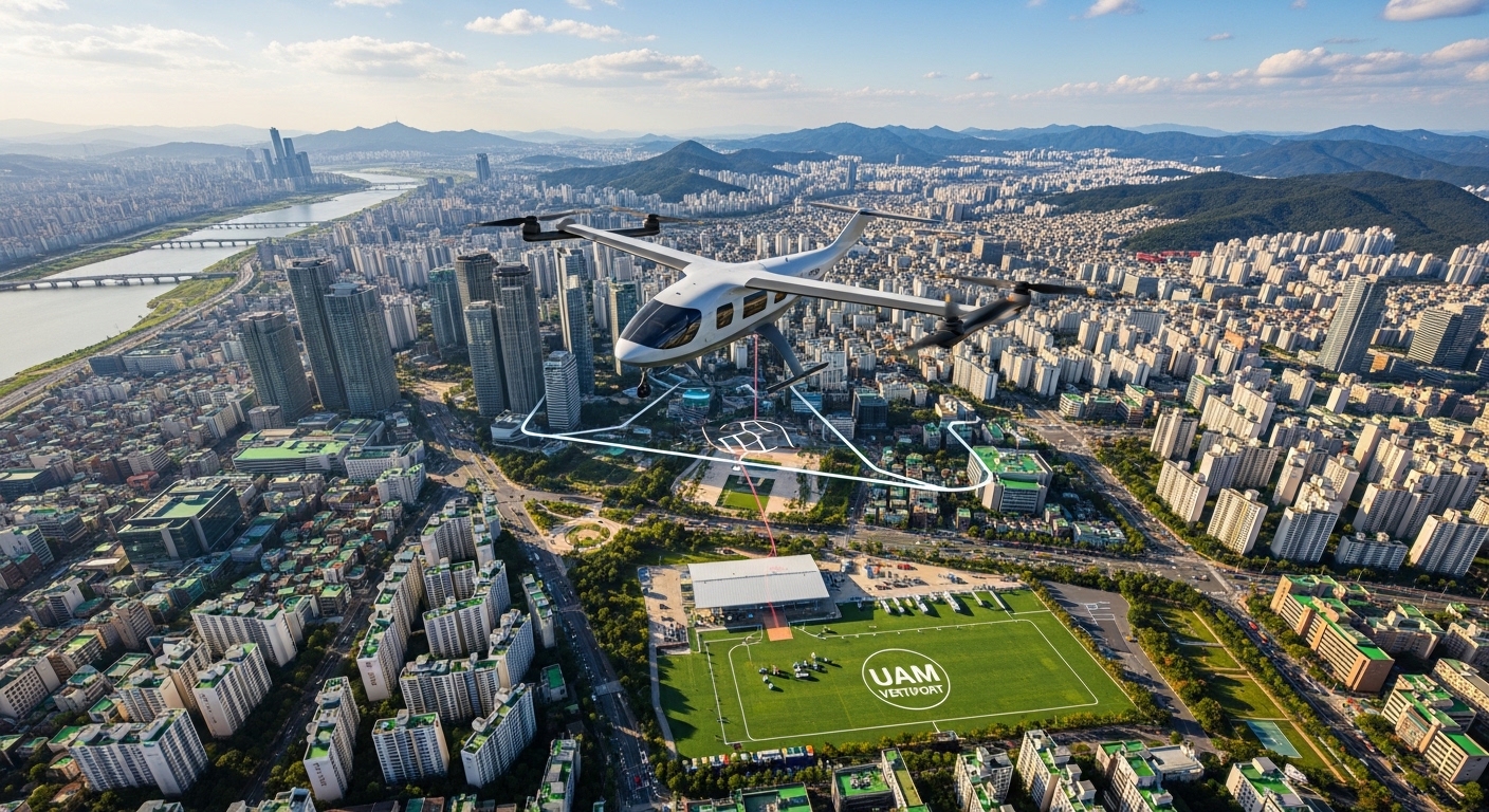 K-UAM 그랜드챌린지 2단계 도심 실증 김포 계양 청라 노선 하늘길 eVTOL 비행 성공 실증 현장