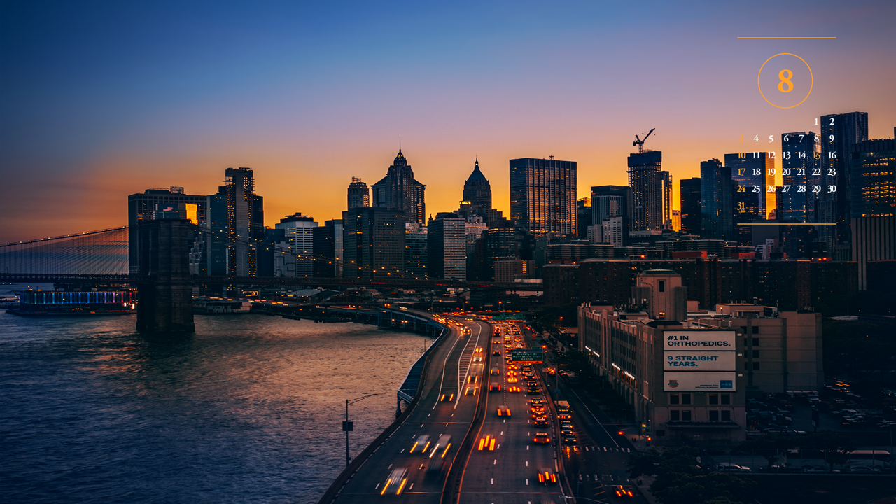 04 뉴욕 야경 A - 2025년8월 노트북배경화면