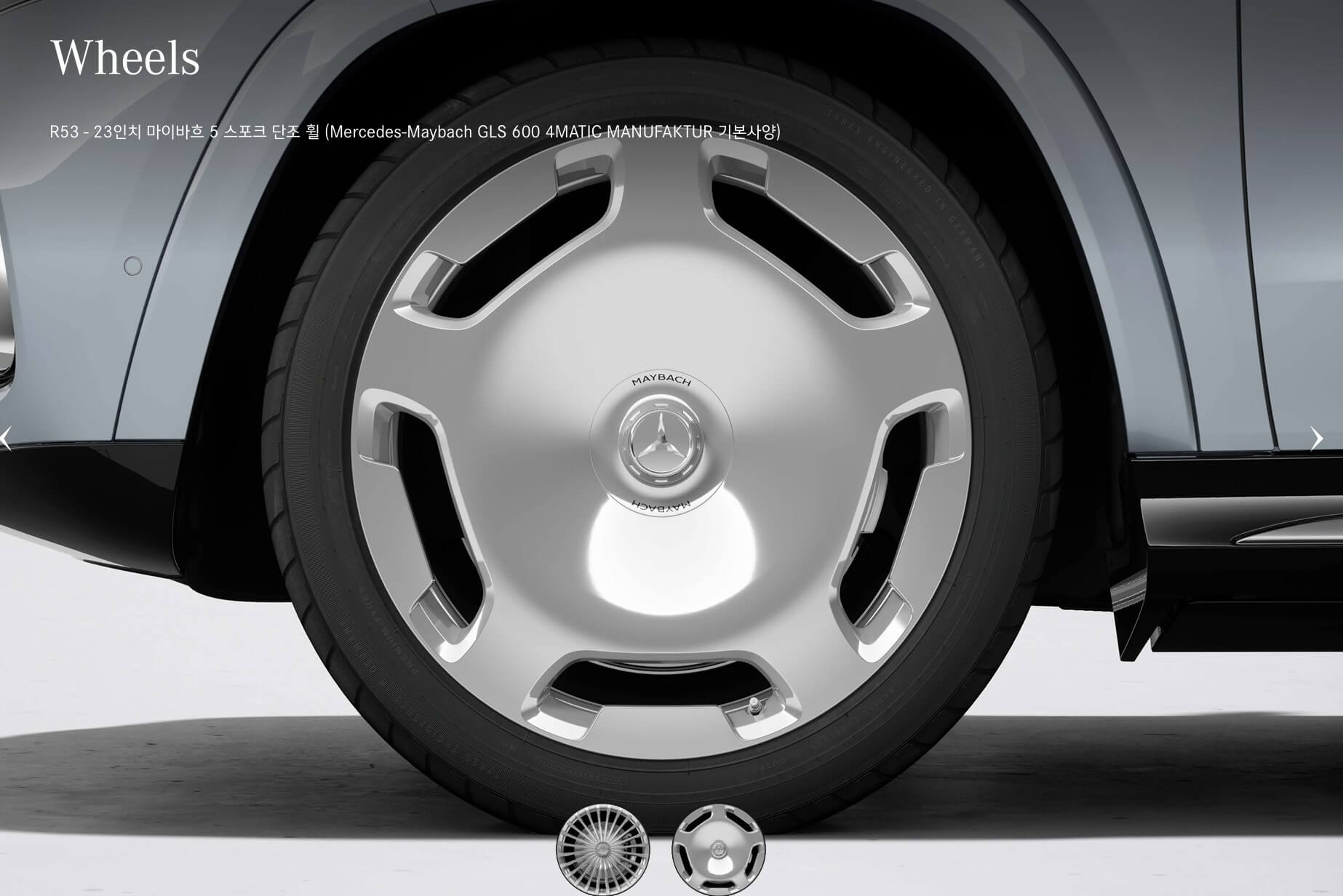 2025 벤츠 마이바흐 gls600 가격표(신형)