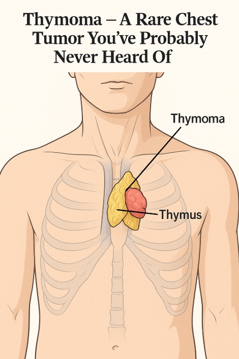 흉선, 흉선종의 위치표시사진