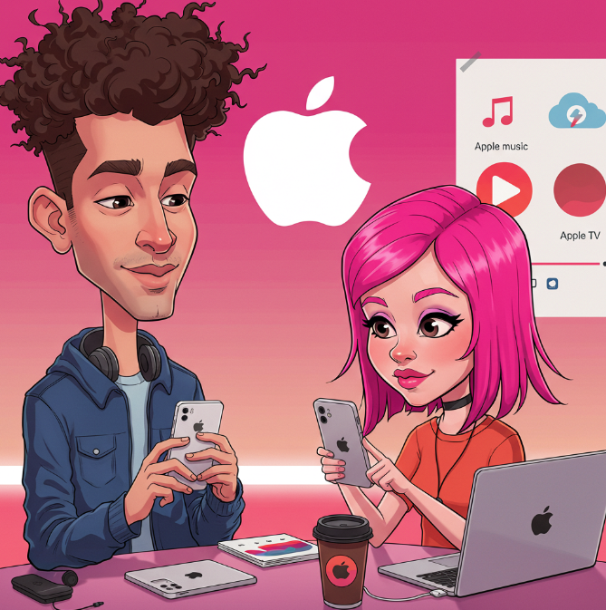 애플 서비스- 구글 제미나이 생성 이미지