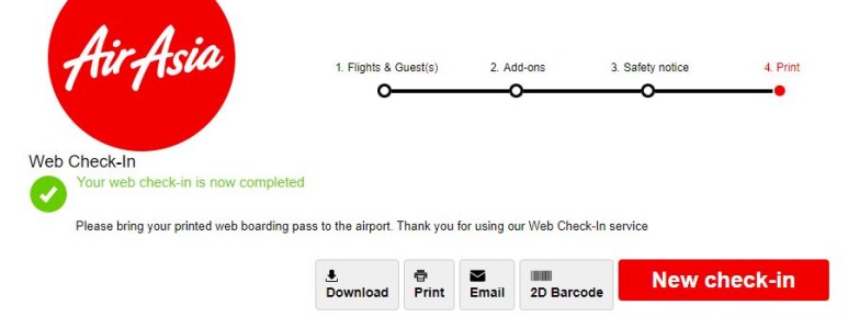 에어아시아 좌석 변경 방법