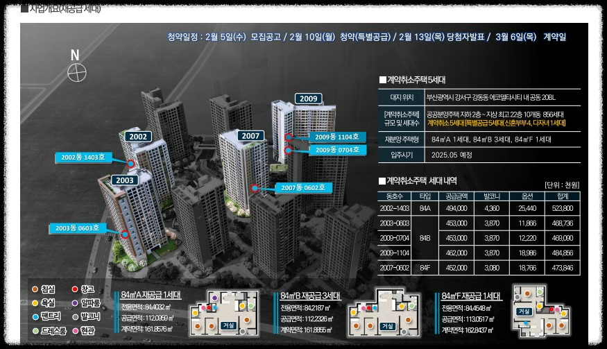 취소주택 공급안내