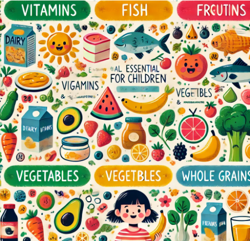 아이 건강을 위한 필수 영양소! 면역력 강화, 성장 및 두뇌 발달