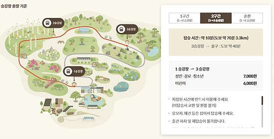 화담숲 모니레일