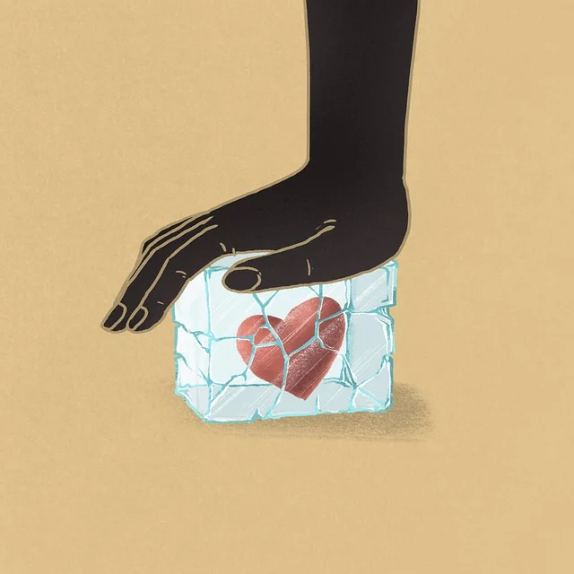 수족냉증을 나타낸 그림