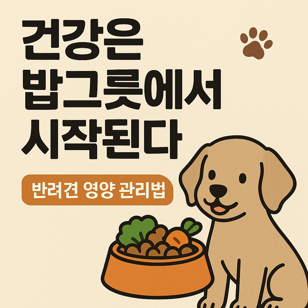 반려견 영양