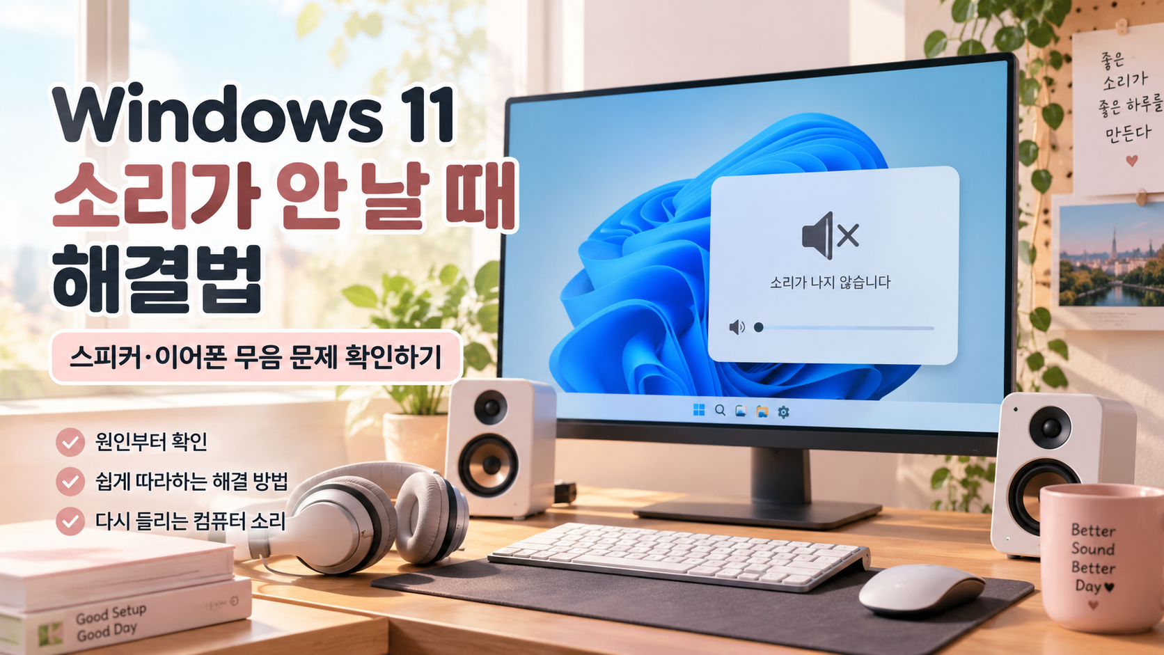 Windows 11 소리가 안 날 때 해결법