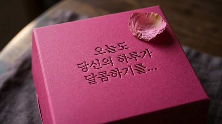 happy pink box