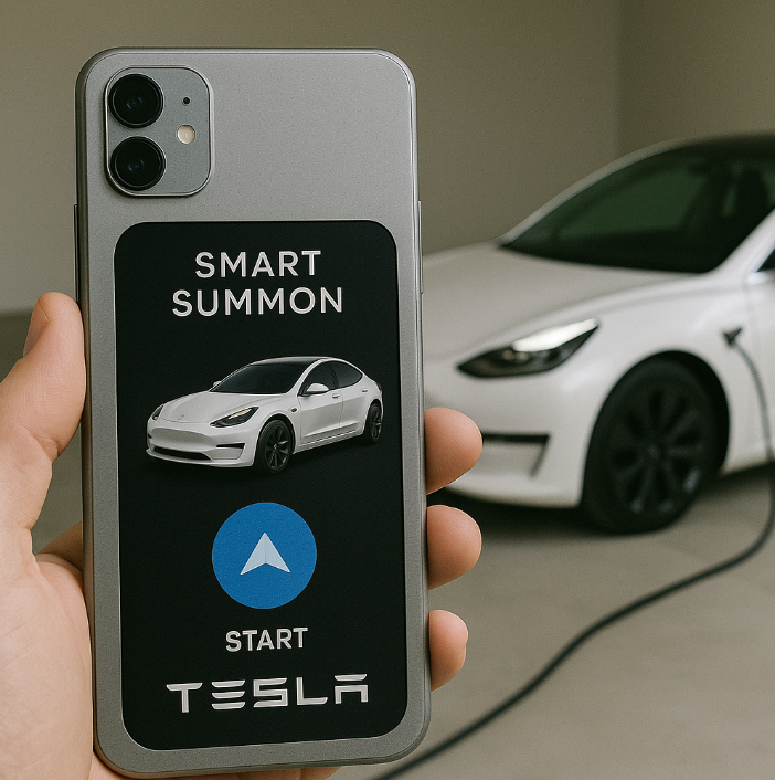 전기차와 테슬라폰 관련 사진