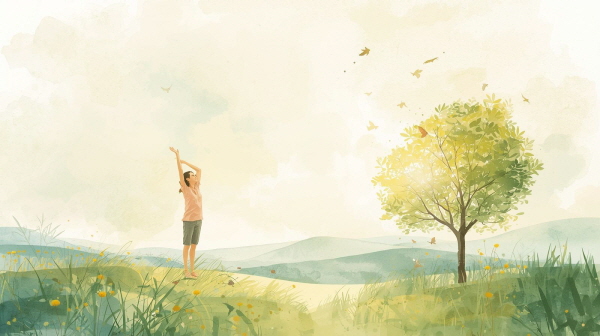 ISFP 청소년은 자유롭고 자연스러운 흐름을 중시합니다에 관한 그림