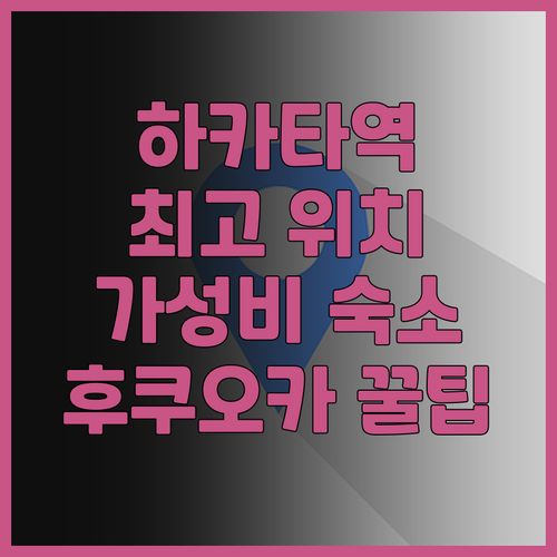 후쿠오카 호텔 포르자 하카타에키 치쿠..