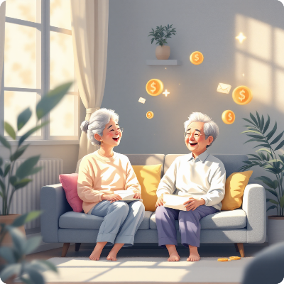 65세 이상 노인 건강지원금 이미지