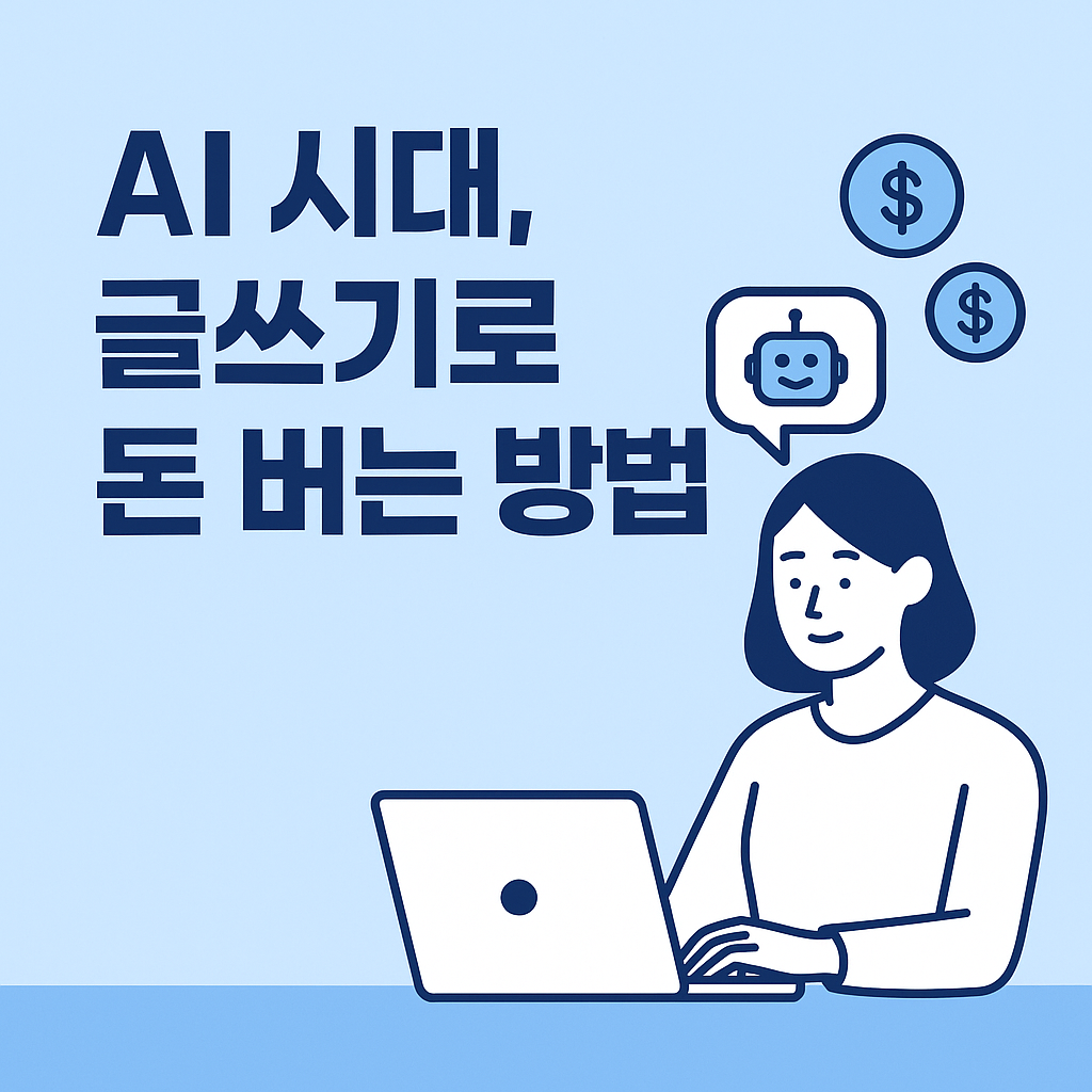 AI시대, 글쓰기로 돈 버는 방법