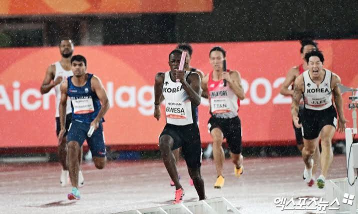남자 400M 계주 동메달