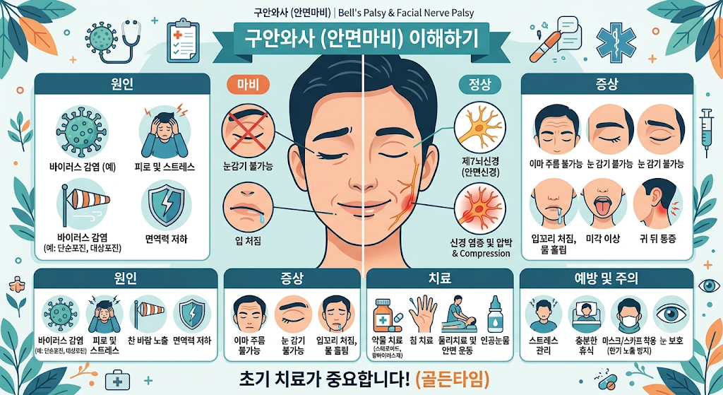 구안와사 인포그래픽