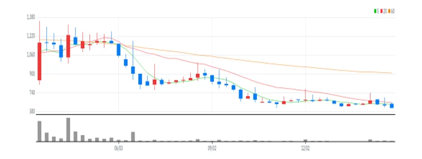 TS트릴리온 주봉