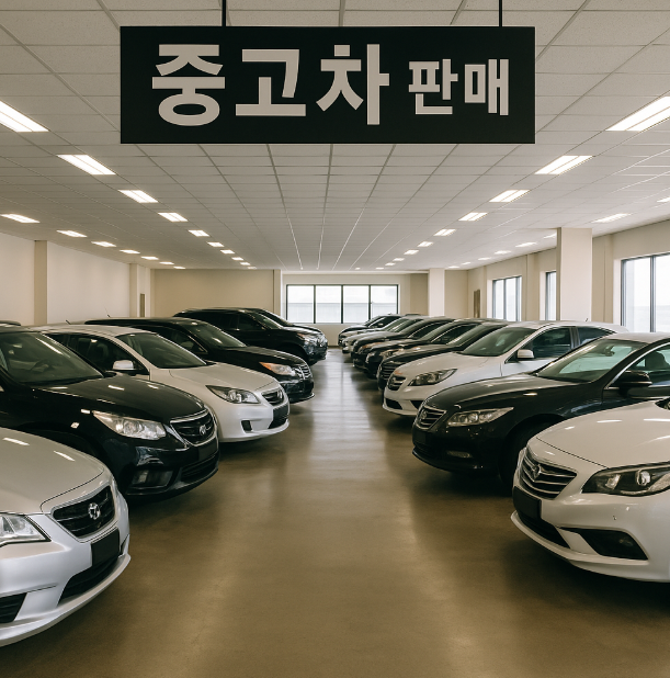 중고차 판매처 사진