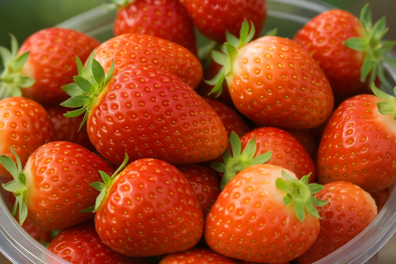 고령 딸기의 저당 디저트