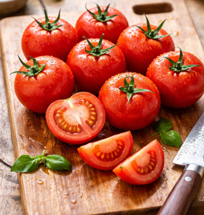 건강을 지키는 붉은 채소, 토마토의 효능과 맛있게 먹는 토마토 요리 활용법