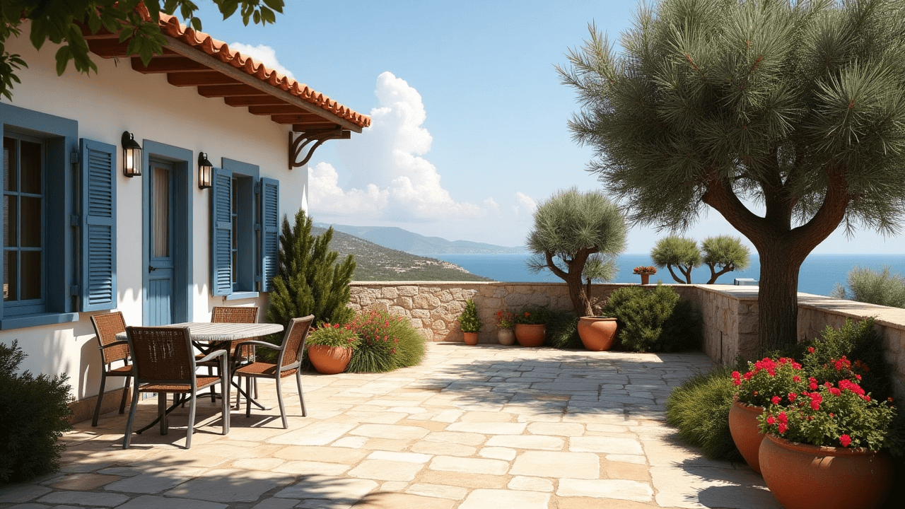 지중해스타일주택정원