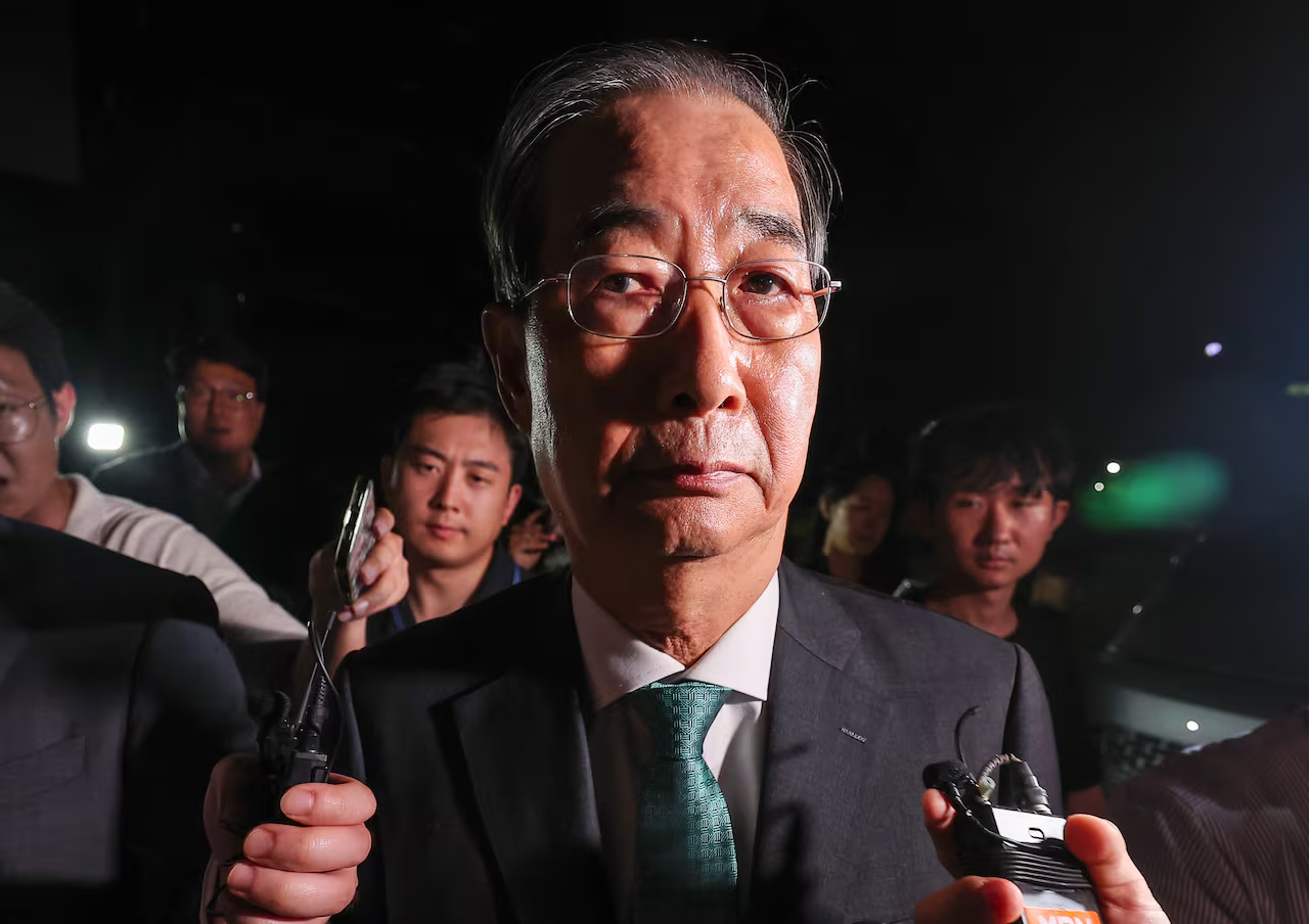 한덕수 전 총리 14시간 조사