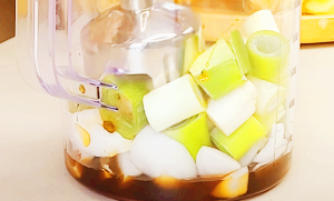 야채들 갈 준비