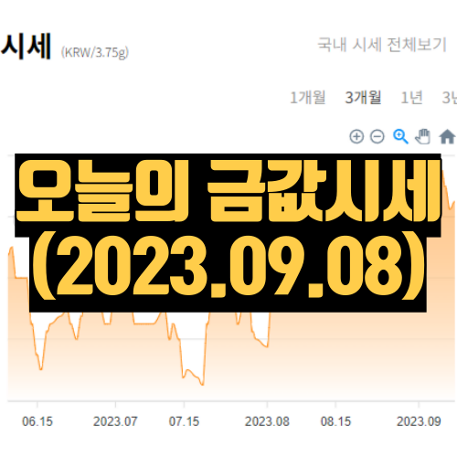 오늘의 금값시세