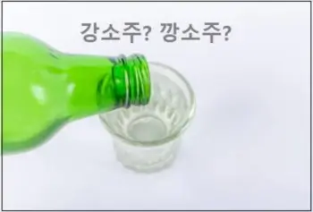 강소주 깡소주 중 바른 표현은