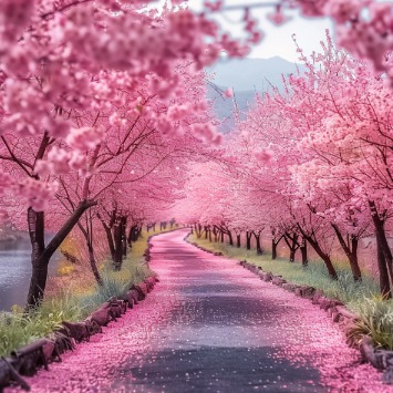 2024 양재천 벚꽃 등축제 경치 8