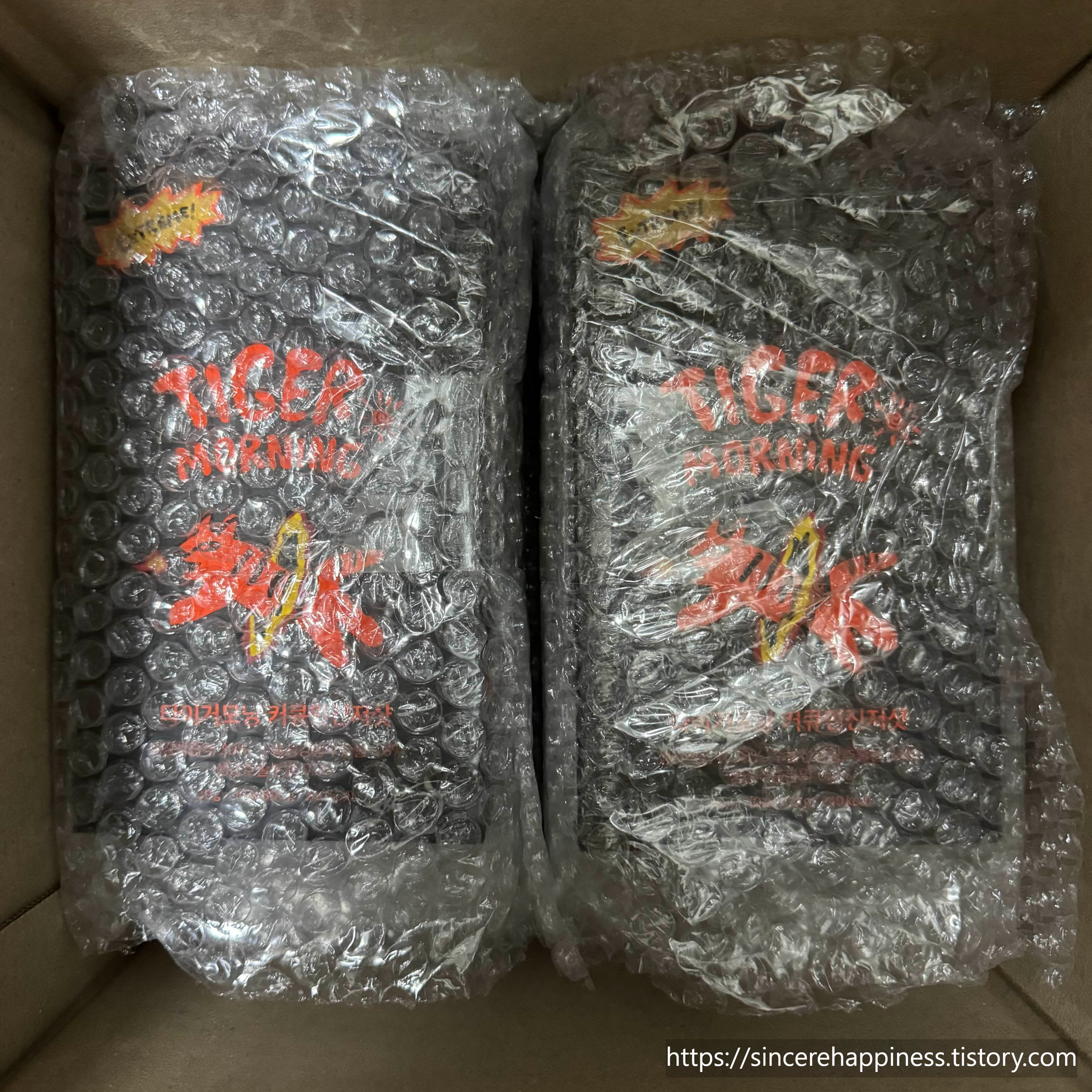 타이거모닝 신제품 오리지널 진저샷 스틱과 커큐민 진저샷 스틱 제품 상세 비교