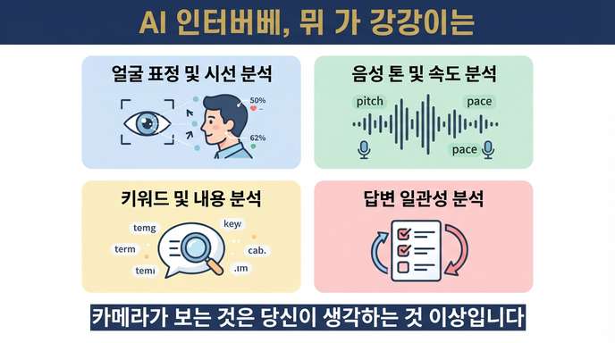 AI 면접 평가 항목