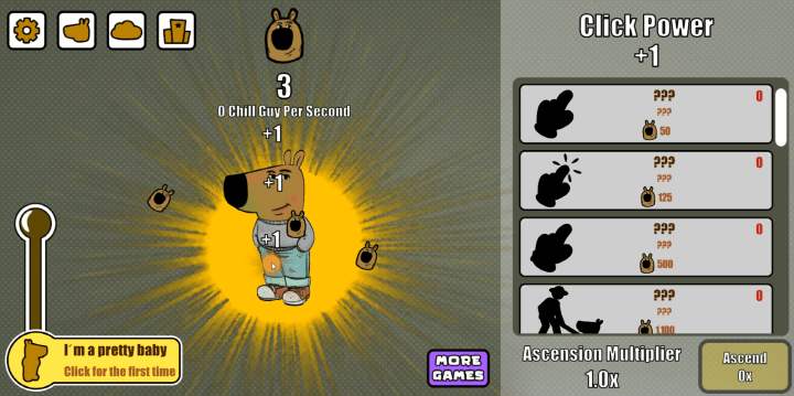 칠가이-클리커-웹게임-시작-화면