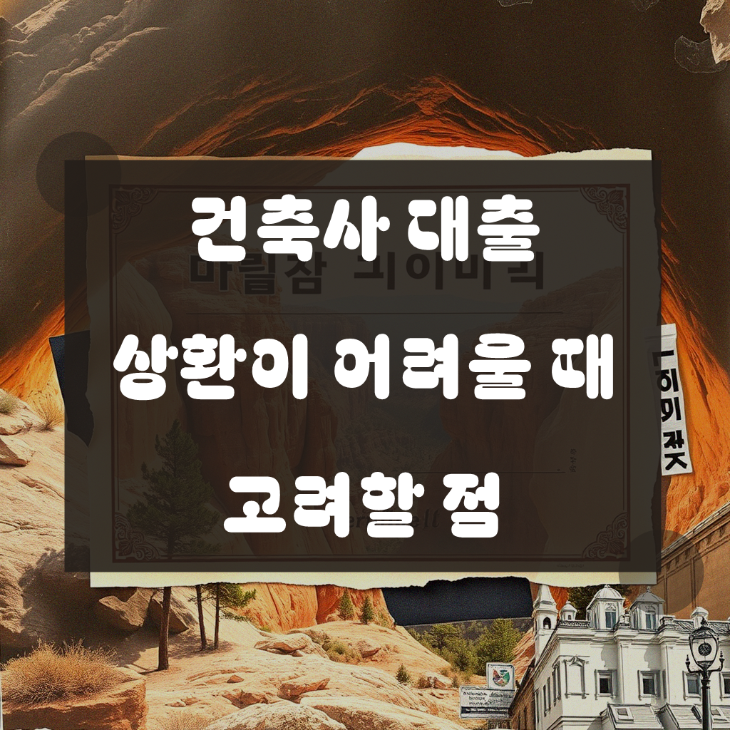 건축사 대출 상환 못하면 개인회생 될까요