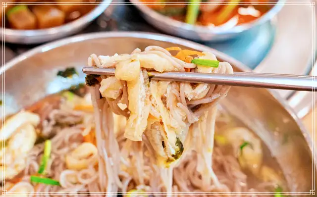 인천 남동구 모래내시장 맛집 소문난 메밀 막국수, 콩국수