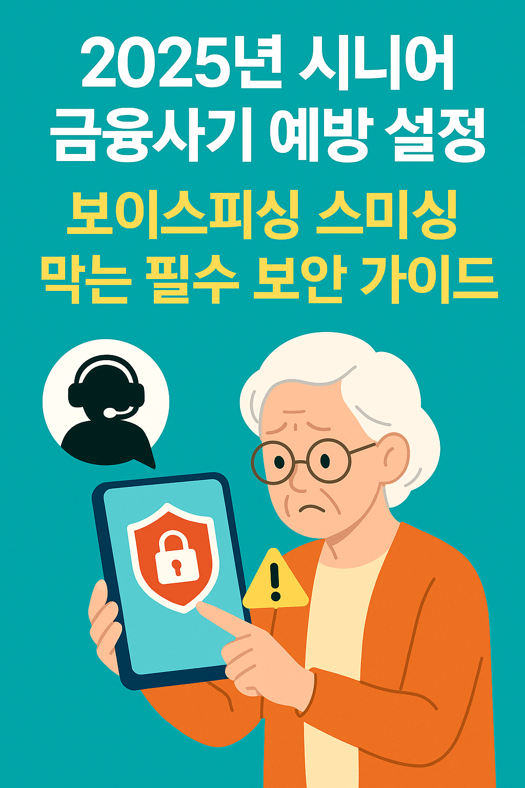 시니어 금융사기 예방 설정 2025｜보이스피싱·스미싱 막는 필수 보안 가이드