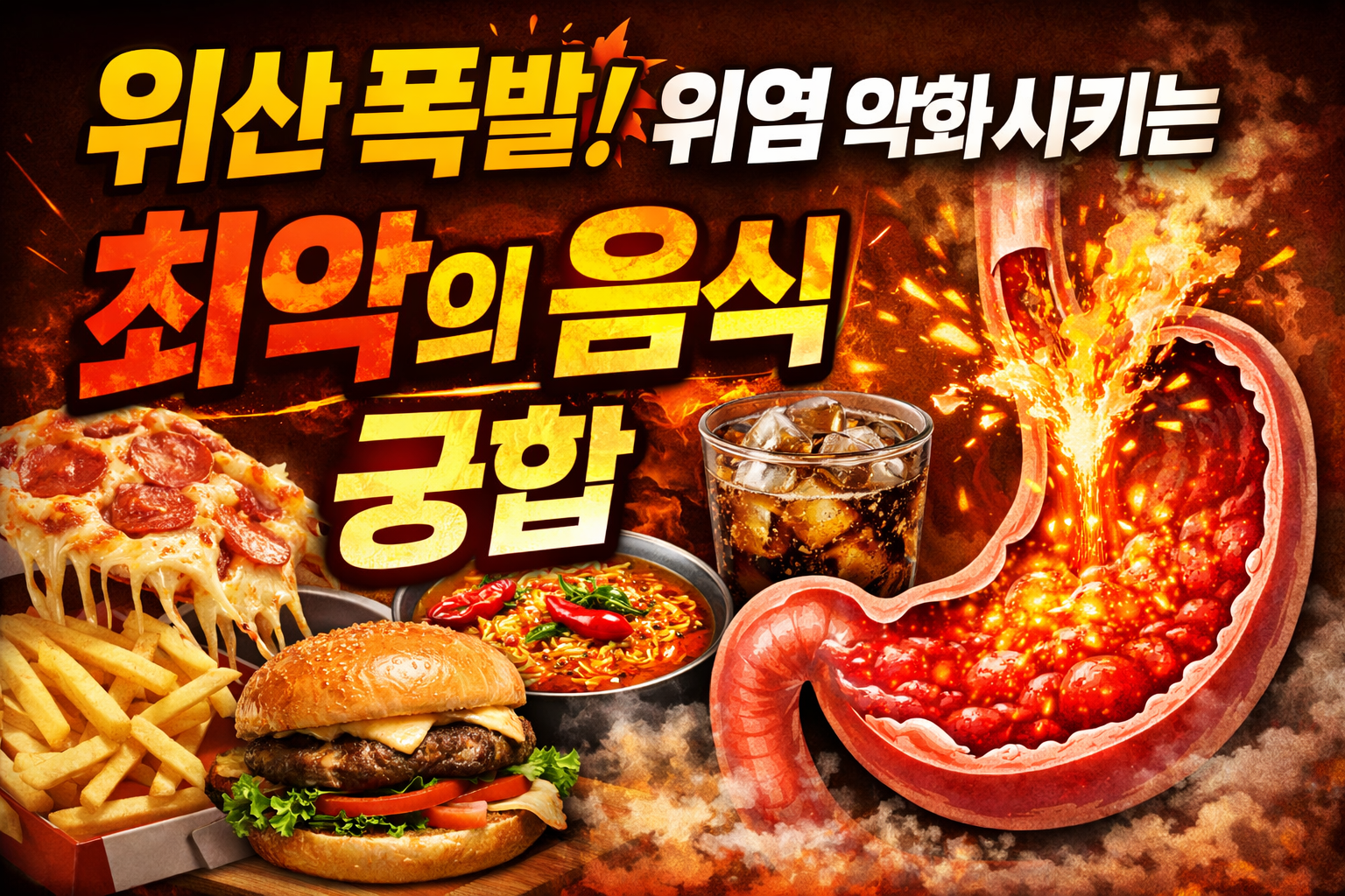 위염 환자가 피해야 할 음식 조합