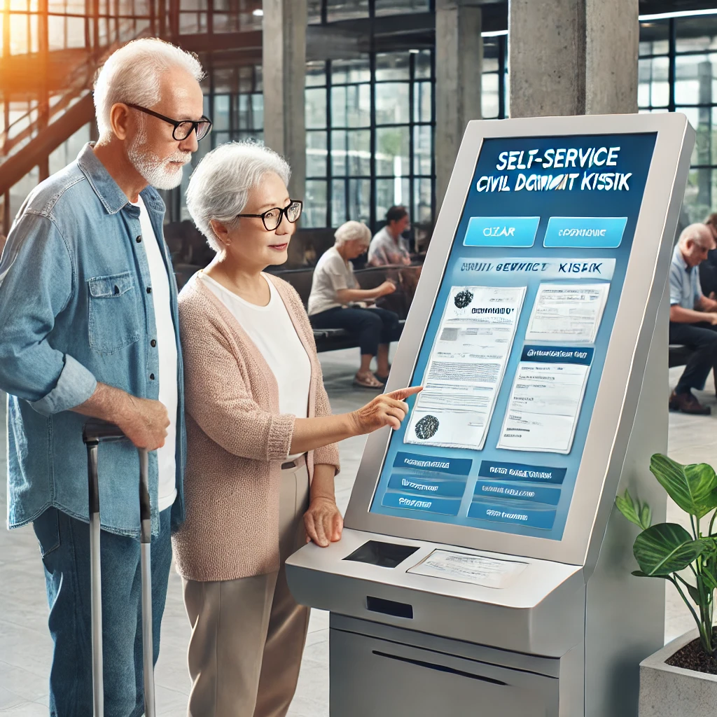 시니어를 위한 쉽게 따라할 수 있는 무인 민원 발급기 사용법