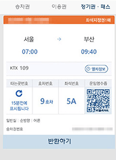KTX 내일로