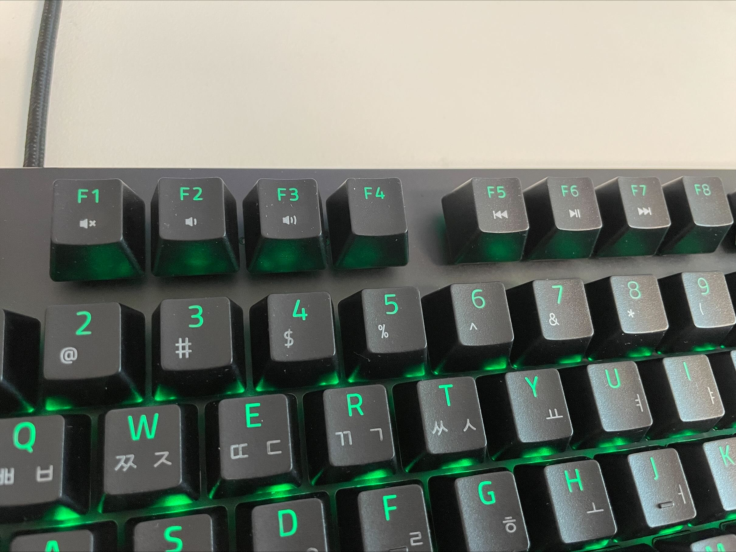 레이저 키 매핑