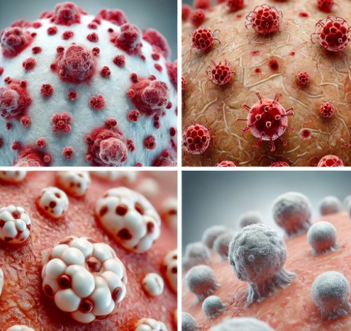 원숭이 두창 바이러스 이미지