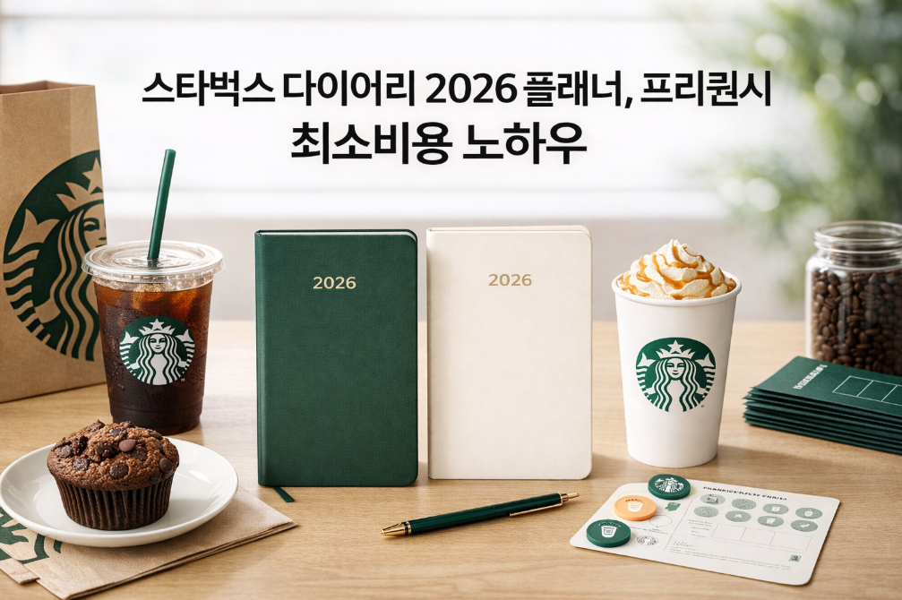 스타벅스 2026 플래너 무료로 받는 완벽 공략법