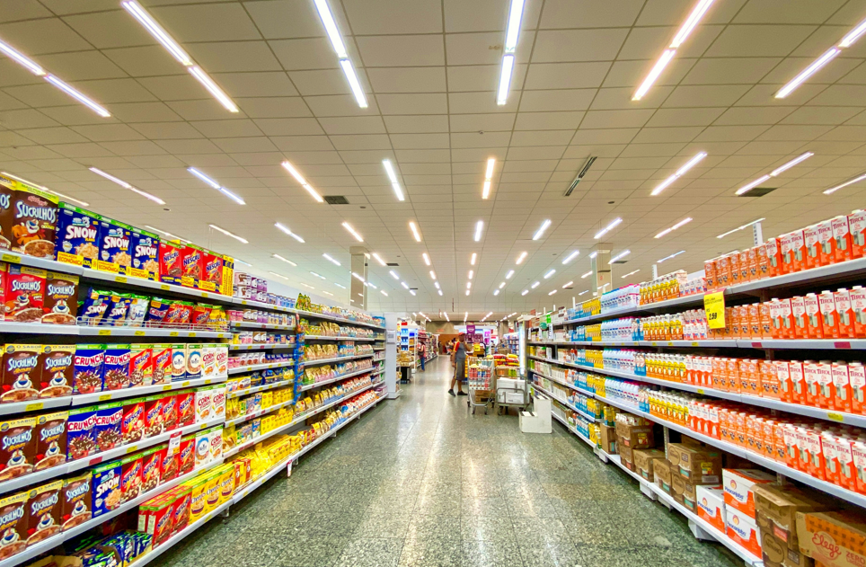 대형마트 진열상품 사진