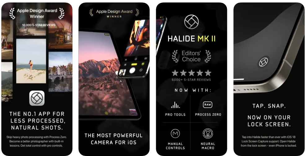 아이폰 카메라 앱 Halide Mark II