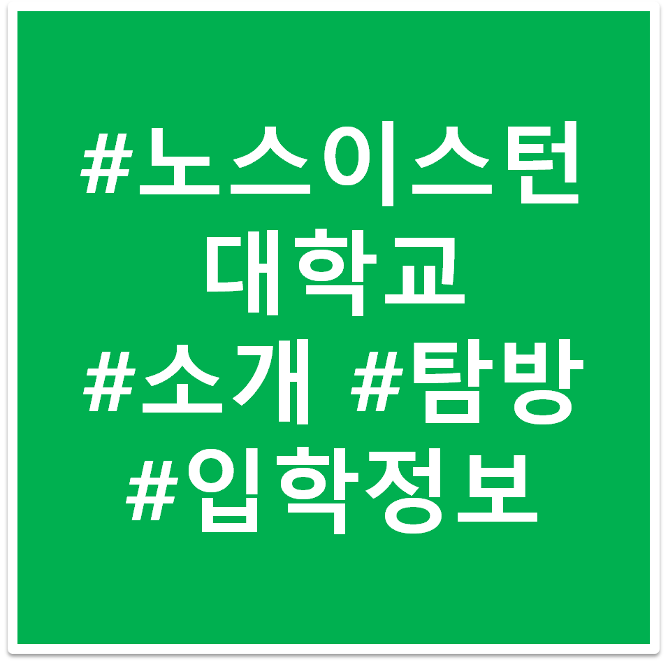노스이스턴 대학교 태그 이미지