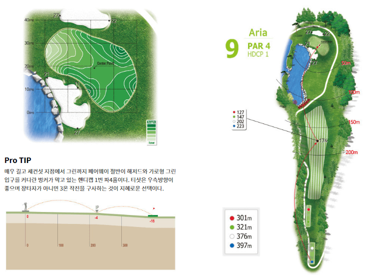 더크로스비 골프클럽 아리아코스 9
