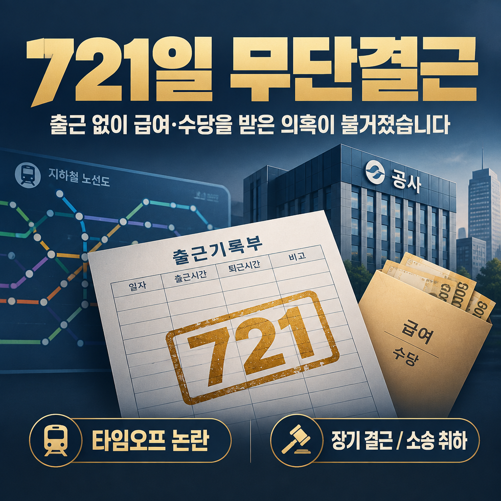 721일 무단결근