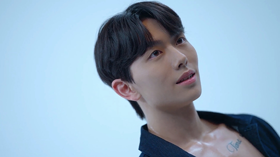 김한빈 프로필 촬영 모습