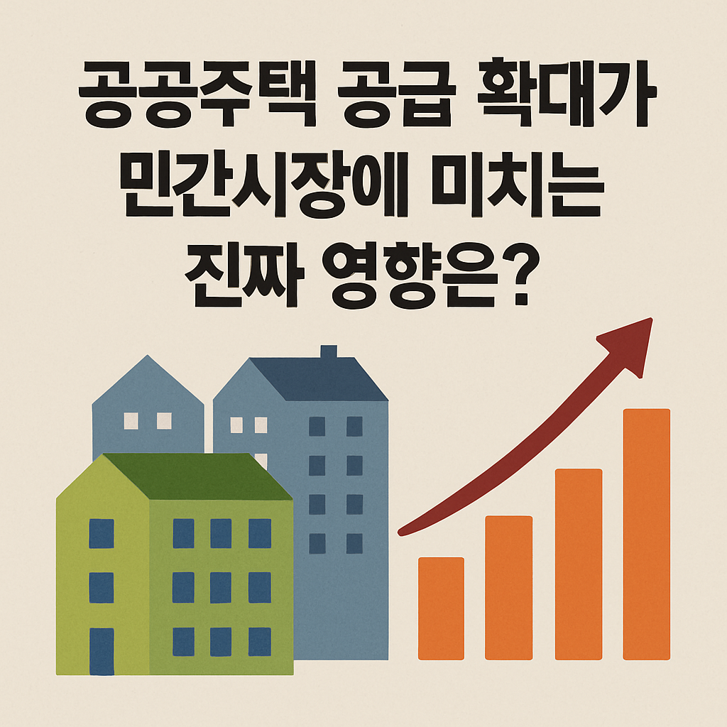 공공주택 공급 확대가 민간시장에 미치는 진짜 영향은?